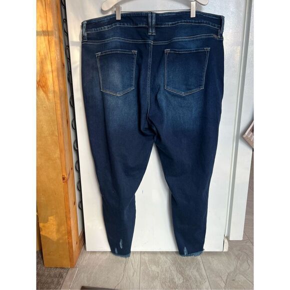 Kancan Distressed Skinny Jeans Woman’s 24 Plus Size - Picture 6 of 10